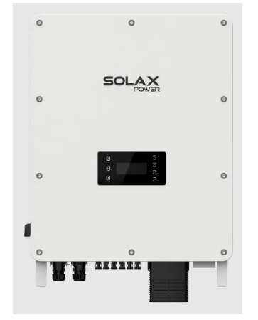 Solax Hybridwechselrichter X3-AELIO-50K auf weißem Hintergrund