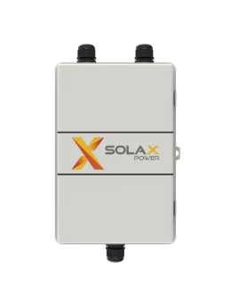 Solax X3-EPS Box, Notstromschaltbox auf weißem Hintergrund