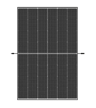 Trina Vertex S+ TSM-NEG9R.28, 455Wp, Glas-Glas, Black Frame auf weißem hintergrund