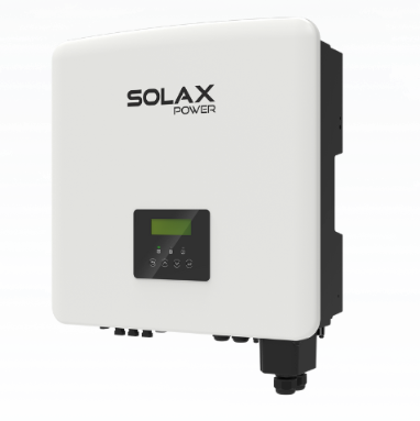SolaX Wechselrichter G4 X3-Hybrid- auf weißem Hintergrund